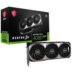 MSI VGA GEFORCE RTX 4080 SUPER 16G VENTUS 3X OC RTX4080S 16GB GDDR6X 256B DX12 PCIE 4.0 X16 (3XDP 1XHDMI)