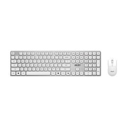 MSI Forge K210 White Combo TR Kablosuz Klavye Mouse Set