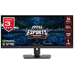 MSI 34 OPTIX MPG341QR 3440x1440 (UWQHD) 21:9 FLAT IPS 144HZ 1MS G-SYNC COMPATIBLE GAMING MONITOR