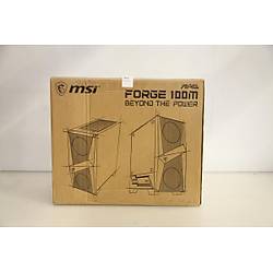 MSI MAG FORGE 100M 2x120mm RGB 1x120mm Fanl� Siyah ATX Gaming Kasa (Outlet - Te�hir)