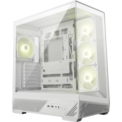 MSI MAG PANO 130R PZ WHITE TEMPERLI CAM 3X120MM REVERSE AGRB 1X120MM ARGB FAN ATX BEYAZ PANORAMIK GAMING BILGISAYAR KASASI