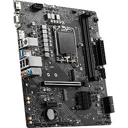 MSI MB PRO H610M-G DDR4 SOKET 1700 DDR4 3200(OC) PCI-E GEN 4 ,M.2 USB3.2 1X 1G LAN MATX