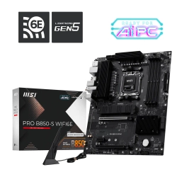 MSI MB PRO B850-S WIFI6E AM5 DDR5 8200MHZ(OC) HDMI DP 2X M.2 USB 10GBS 2,5G LAN WI-FI 6E ATX