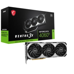 MSI VGA GEFORCE RTX 4060 TI VENTUS 3X E 8G RTX4060TI 8GB GDDR6 128B DX12 PCIE 4.0 X16 (3XDP 1XHDMI)