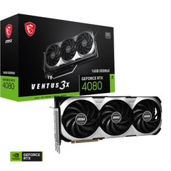 MSI VGA GEFORCE RTX 4080 16GB VENTUS 3X OC RTX4080 16GB GDDR6X 256B DX12 PCIE 4.0 X16 (3XDP 1XHDMI)