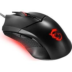 MSI GG CLUTCH GM08 GAMING MOUSE 4.200 DPI PIXART PAW3519 OPTIK SENSOR RED LED 1.8M KABLO AYARLANABILIR AGIRLIK ALTIN KAPLAMA USB BAG