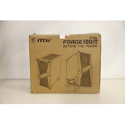 MSI MAG FORGE 100M 2x120mm RGB 1x120mm Fanl� Siyah ATX Gaming Kasa (Outlet - Te�hir / Orijinal K�p�ks�z)
