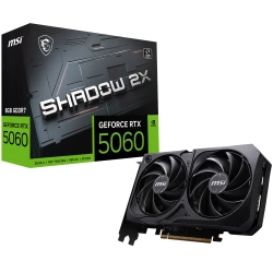MSI VGA GEFORCE RTX 5060 8G SHADOW 2X RTX5060 8GB GDDR7 128B DX12 PCIE 5.0 X16 (3XDP 1XHDMI)