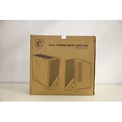 MSI MAG FORGE 320R AIRFLOW WHITE 4x120mm ARGB Fanl� Beyaz ATX Gaming Kasa (Outlet - Kutusu Hasarl�)