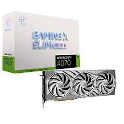 MSI VGA GEFORCE RTX 4070 GAMING X SLIM WHITE RTX4070 12GB GDDR6X 192B DX12 PCIE 4.0 X16 (3XDP 1XHDMI)