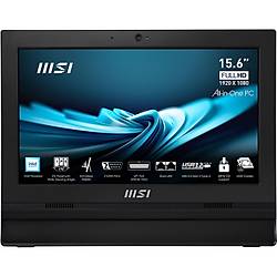 MSI PRO AP162T ADL-002XTR 15.6 FHD (1920X1080) INTEL N100 4GB DDR4 256GB SSD FDOS DOKUNMATIK SIYAH AIO PC