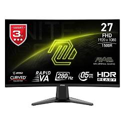 MSI 27 MAG 276CXF 1920x1080 (FHD)  CURVE 1500R RAPID VA 280HZ 0.5MS (GTG) ADAPTIVE-SYNC  SIYAH GAMING MONITOR
