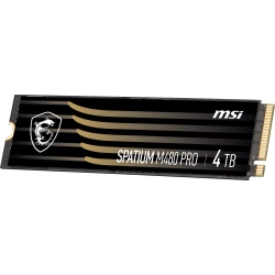 MSI SPATIUM M480 PRO PCIE 4.0 NVME M.2 4TB (7400MB-7000MB/s) SSD