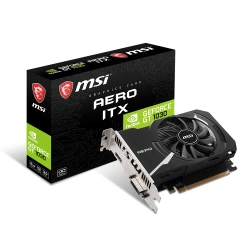 MSI VGA GEFORCE GT 1030 AERO ITX 2GD4 OC GT1030 2GB DDR4 64B DX12 PCIE 3.0 X16 (1XHDMI 1XDVI)