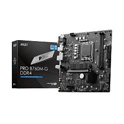 MSI PRO B760M-G DDR4 SOKET 1700 DDR4 4800(OC) PCI-E M.2 USB3.2 HDMIDPVGA 1X 2.5G LAN MATX