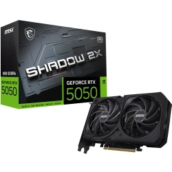 MSI VGA GEFORCE RTX 5050 8G SHADOW 2X OC RTX5050 8GB GDDR6 128B DX12 PCIE 5.0 X16 (3XDP 1XHDMI)