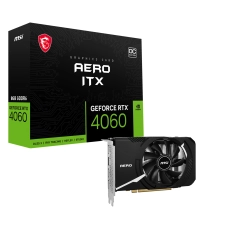 MSI VGA GEFORCE RTX 4060 AERO ITX 8G OC RTX4060 8GB GDDR6 128B DX12 PCIE 4.0 X8 (3XDP 1XHDMI)