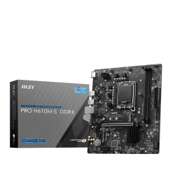 MSI MB PRO H610M-S DDR4 SOKET 1700 DDR4 3200(OC) HDMI M.2 USB3.2 1X 1G LAN MATX
