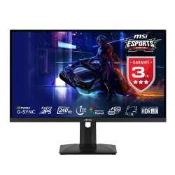MSI 27 G274QPX 2560x1440 (WQHD) 16:9 FLAT RAPID IPS 240HZ 1MS G-SYNC COMPATIBLE PIVOT GAMING MONITOR