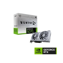 MSI VGA GEFORCE RTX 5070 12G VENTUS 2X WHITE RTX5070 12GB GDRR7 192B DX12 PCIE 5.0 X16 (3XDP 1XHDMI)