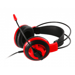 MSI GG DS501 GAMING HEADSET 40MM SURUCU KABLO KUMANDA MIKROFON 2.1M ORGU KABLO 3.5MM JAK KULAKUSTU KULAKLIK