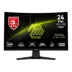 MSI 23.6" MAG 242C 180Hz 4ms VA Curve 1500R Adaptive-Sync FHD