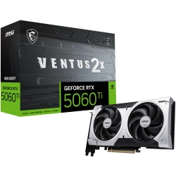 MSI VGA GEFORCE RTX 5060 TI 8G VENTUS 2X PLUS RTX5060TI 8GB GDDR7 128B DX12 PCIE 5.0 X16 (3XDP 1XHDMI)
