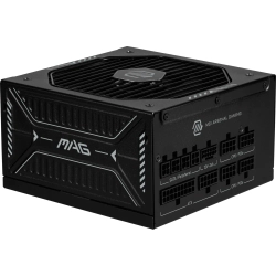 MSI PSU MAG A850GLS PCIE5 850W 80+ GOLD ATX 3.1 PCIE 5.1 2X 12V-2X6 POWER SUPPLY