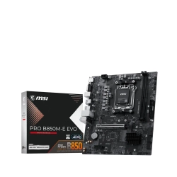 MSI MB PRO B850M-E EVO AM5 DDR5 8200MHZ(OC) HDMI VGA M.2 USB 5Gbs 2.5G LAN mATX