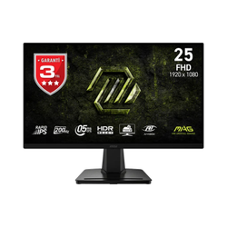 MSI 24.5" MAG 256F E20 200Hz 0.5ms Rapid IPS Flat FreeSync Premium FHD