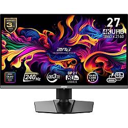 MSI 26.5 MPG 272URX 3840x2160 (UHD) 16:9 CURVE QD-OLED 240 HZ 0.03MS G-SYNC COMPATIBLE GAMING MONITOR