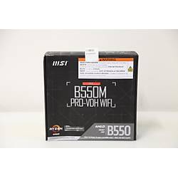 MSI B550M PRO-VDH WIFI DDR4 4400 MHz (OC) M.2x4 USB 3.2 VGA HDMI DP Wi-Fi AC mATX (Outlet - Kutusu Hasarl�)