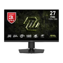 MSI 27 MAG 272PF X24 1920x1080 (FHD) 16:9 FLAT RAPID IPS 240Hz 0.5MS (GTG) ADAPTIVE-SYNC PIVOT SIYAH GAMING MONITOR