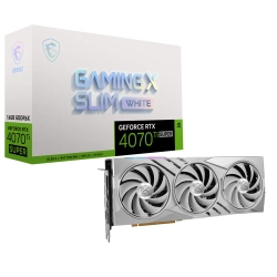 MSI VGA GEFORCE RTX 4070 TI SUPER 16G GAMING X SLIM WHITE RTX4070TIS 16GB GDDR6X 256B DX12 PCIE 4.0 X16 (3XDP 1XHDMI)
