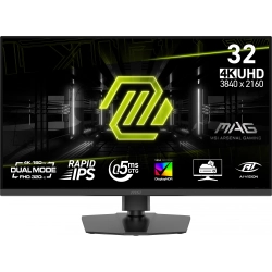 MSI 31.5 MAG 322URDF E16 3840x2160 (UHD) 16:09 FLAT RAPID IPS 160HZ 0.5MS (Min) FREESYNC PREMIUM GAMING MONITOR