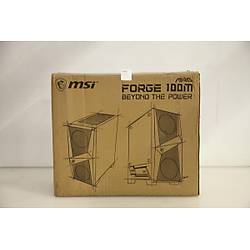 MSI MAG FORGE 100M 2x120mm RGB 1x120mm Fanl� Siyah ATX Gaming Kasa (Outlet - Te�hir)