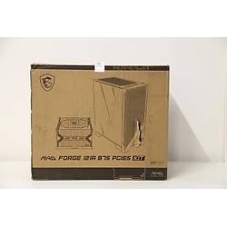 MSI MAG FORGE 121A B75 PCIE5 4x120mm ARGB Fanl� 750W 80+ Bronze Siyah ATX Gaming Kasa (Outlet - Kutusu Hasarl� / Yan Kapak Ezik)