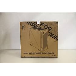 MSI MPG VELOX 300R AIRFLOW PZ WHITE 2x160mm ARGB 1x120mm Fanl� Beyaz ATX Gaming Kasa (Outlet - Kutusu Hasarl�)