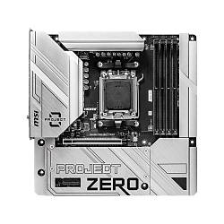 MSI MB B650M PROJECT ZERO AM5 DDR5 7600MHZ(OC) HDMI DP M.2 USB3.2 2.5G LAN WI-FI 6E MATX
