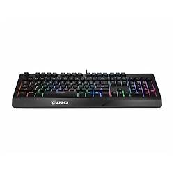 MSI GG VIGOR GK20 UK GAMING KEYBOARD RAINBOW ARKA AYDINLATMA ANTIGHOSTING MEMBRAN SIVI DOKULMESINE DAYANIKLI OYUNCU KLAVYESI TURKCE