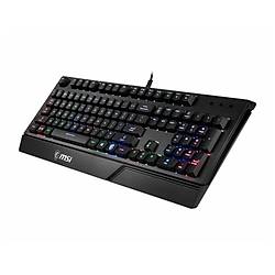 MSI GG VIGOR GK20 UK GAMING KEYBOARD RAINBOW ARKA AYDINLATMA ANTIGHOSTING MEMBRAN SIVI DOKULMESINE DAYANIKLI OYUNCU KLAVYESI TURKCE