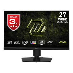 MSI 27" MAG 272QPF E20 200Hz 0.5ms Rapid IPS Flat AMD FreeSync Premium Pivot WQHD