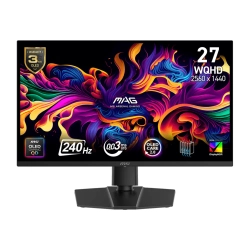 MSI 26.5 MAG 273QP QD-OLED X24 2560x1440 (WQHD) 16:9 FLAT QD-OLED 240HZ 0.03MS FREESYNC PREMIUM PRO GAMING MONITOR