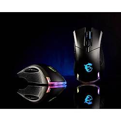 MSI GG CLUTCH GM50 GAMING MOUSE 7.200 DPI PIXART PMW-3330 OPTIK SENSOR OMRON SWITCH 3.000 HZ 16.8M RGB 6 TUS ALTIN KAPLAMA USB BAGLA