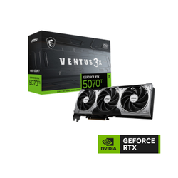 MSI VGA GEFORCE RTX 5070 TI 16G VENTUS 3X OC RTX5070TI 16GB GDRR7 256B DX12 PCIE 5.0 X16 (3XDP 1XHDMI)