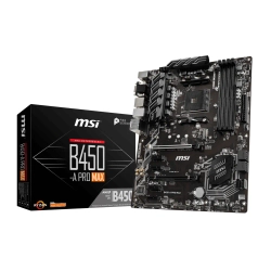 MSI B450-A PRO MAX AM4 DDR4 3466(OC) VGA DVI HDMI M.2 USB3.1 ATX