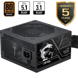 MSI MAG A750BN PCIE5 III 750W 80+ Bronze Siyah