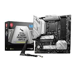 MSI MAG B760M MORTAR WIFI II SOKET 1700 DDR5 7800(OC) PCI-E GEN5 M.2 USB3.2 HDMIDP 1X 2.5G LAN  WI-FI 6E MATX
