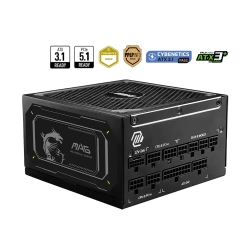 MSI MAG A1000GL PCIE5 II 1000W 80+ Gold Siyah