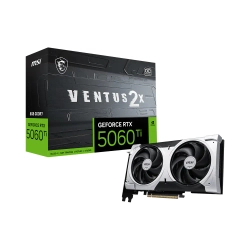 MSI VGA GEFORCE RTX 5060 TI 8G VENTUS 2X OC PLUS RTX5060TI 8GB GDDR7 128B DX12 PCIE 5.0 X16 (3XDP 1XHDMI)